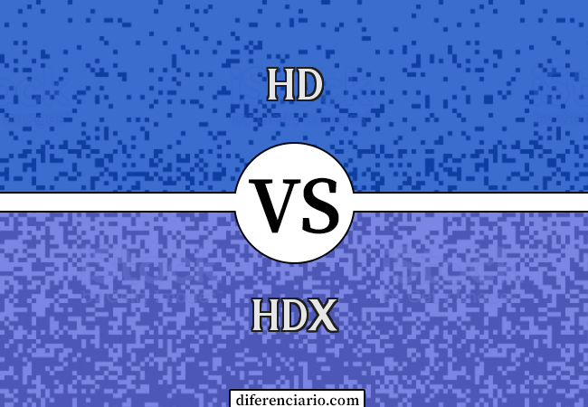 Diferença entre HD e HDX
