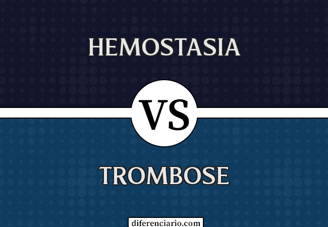 Diferença entre hemostasia e trombose