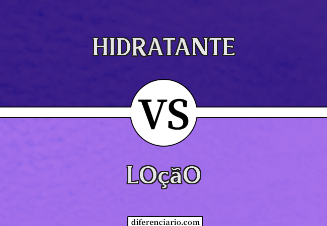 Diferença entre hidratante e loção