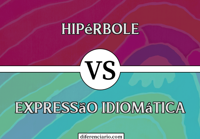 Diferença entre hipérbole e expressão idiomática