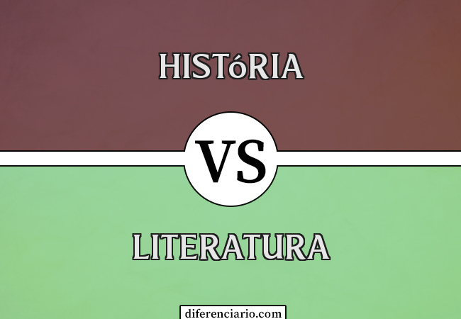 Diferença entre história e literatura