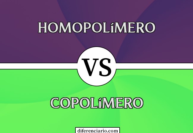 Diferença entre homopolímero e copolímero