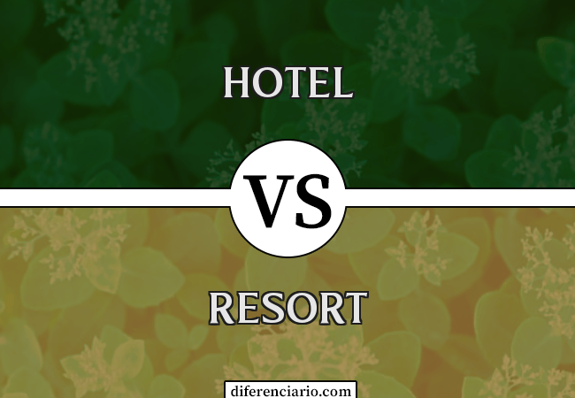 Diferença entre hotel e resort