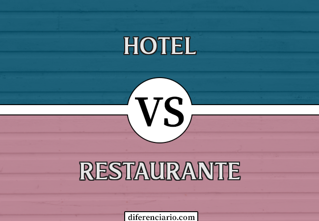 Diferença entre hotel e restaurante