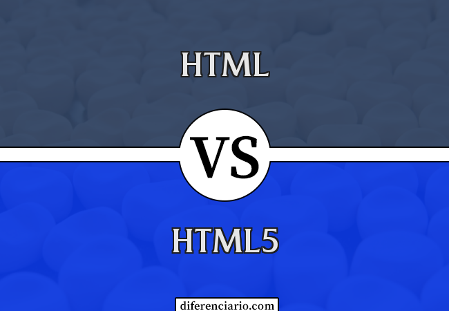 Diferença entre HTML e HTML5