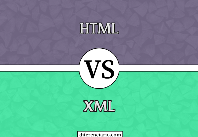 Diferença entre HTML e XML