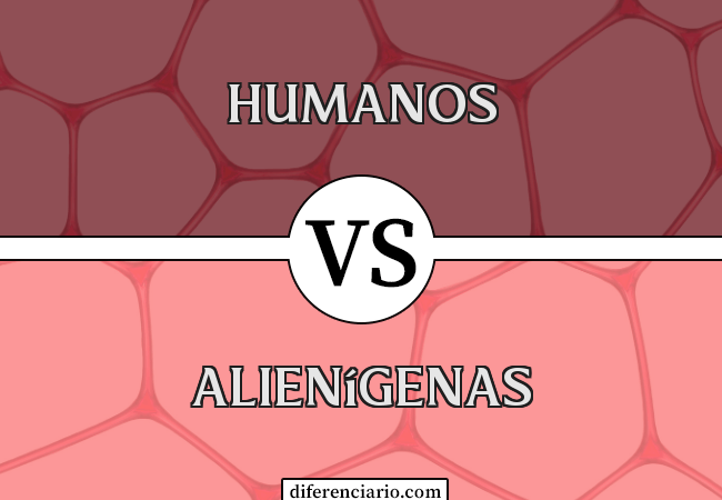 Diferença entre humanos e alienígenas