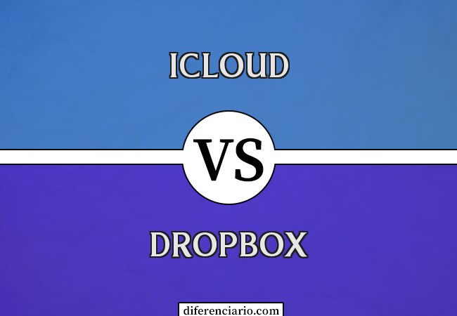 Diferença entre iCloud e Dropbox