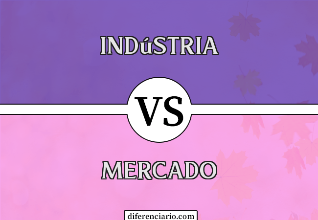 Diferença entre indústria e mercado