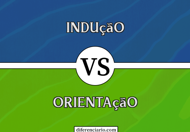 Diferença entre indução e orientação