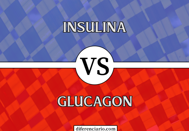 Diferença entre insulina e glucagon