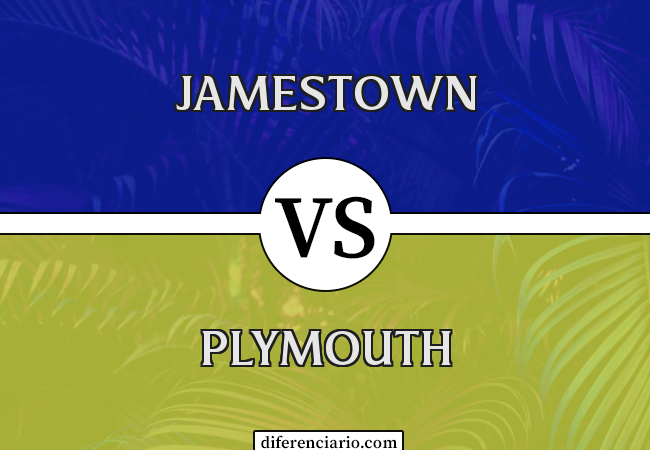 Diferença entre Jamestown e Plymouth