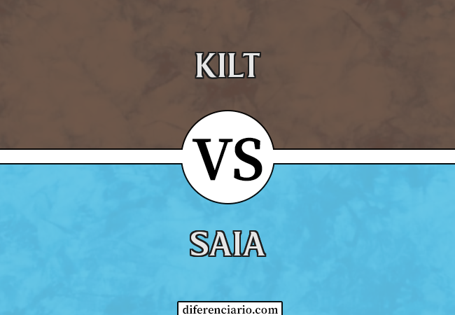 Diferença entre kilt e saia