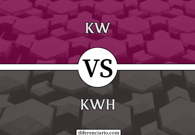 Diferença entre kW e kWh