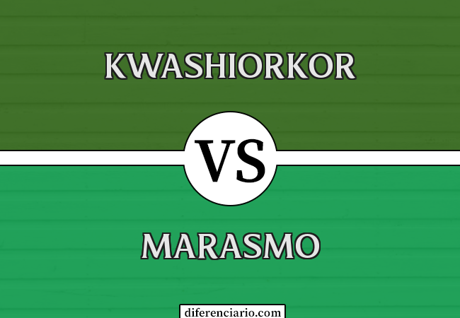 Diferença entre Kwashiorkor e Marasmo