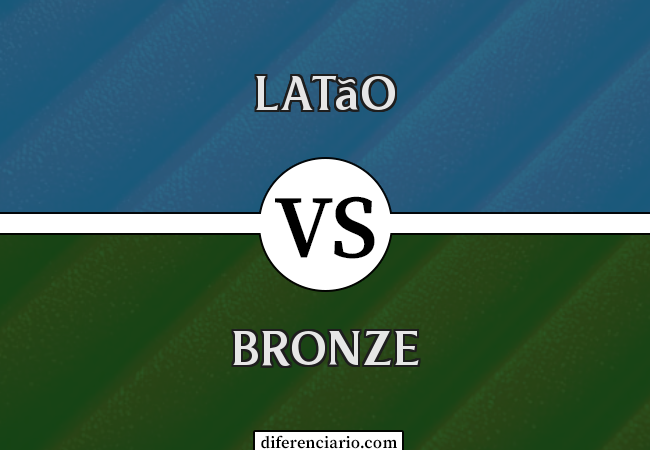 Diferença entre latão e bronze