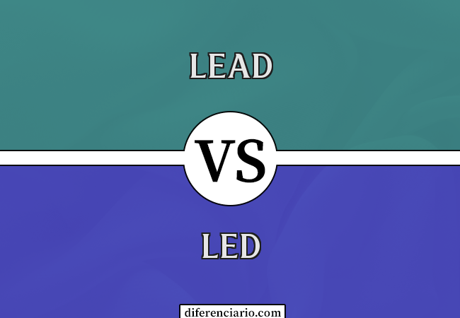 Diferença entre lead e led