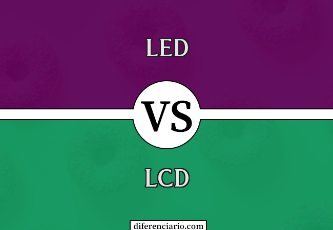 Diferença entre LED e LCD