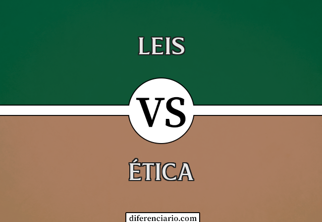 Diferença entre Leis e Ética