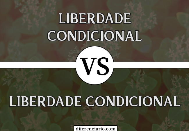 A diferença entre liberdade condicional e liberdade vigiada