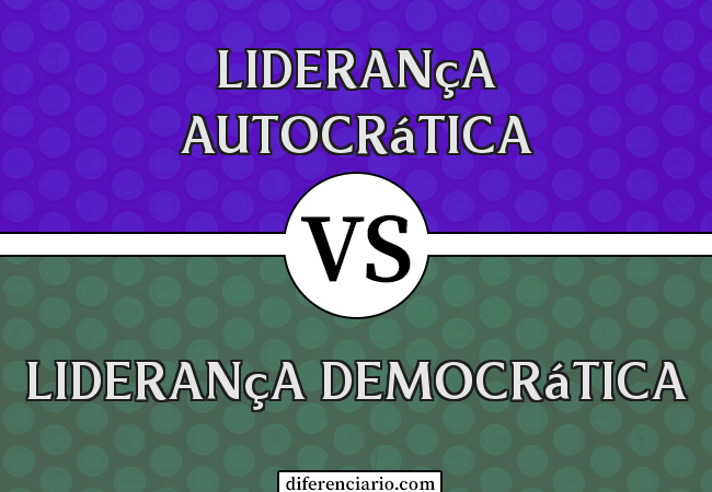 Diferença entre liderança autocrática e liderança democrática