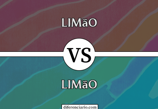 Diferença entre limão e limão