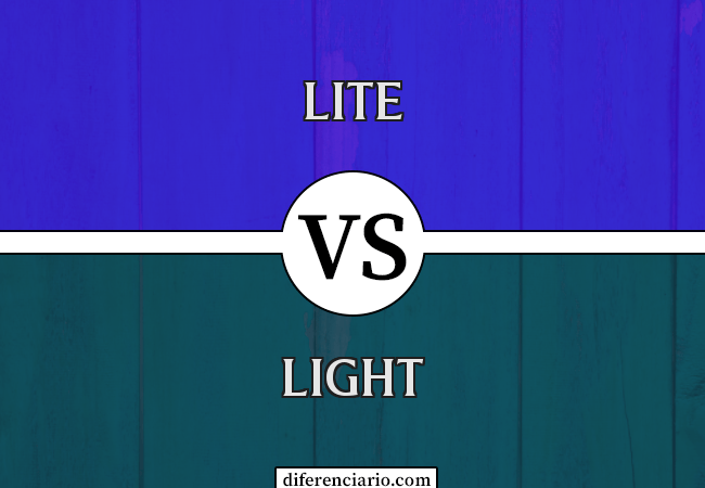 Diferença entre Lite e Light