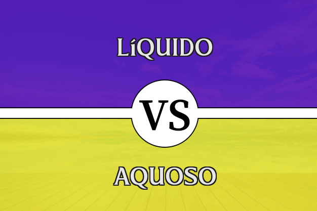 Diferença entre líquido e aquoso