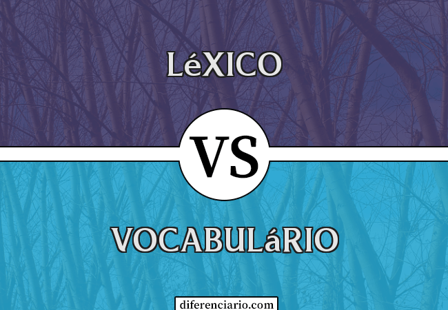 Diferença entre léxico e vocabulário