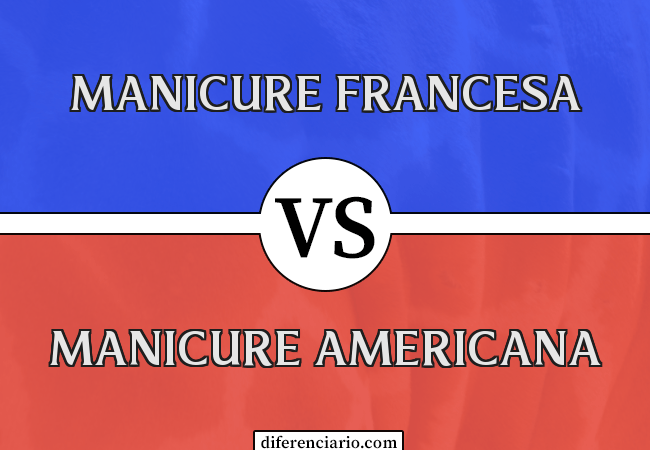 Diferença entre manicure francesa e manicure americana