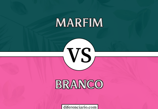 Diferença entre marfim e branco