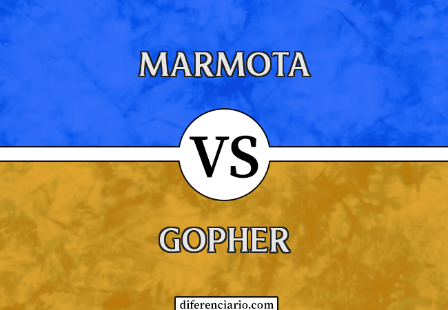 Diferença entre Marmota e Gopher