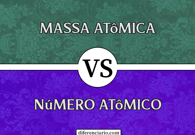 Diferença entre massa atômica e número atômico
