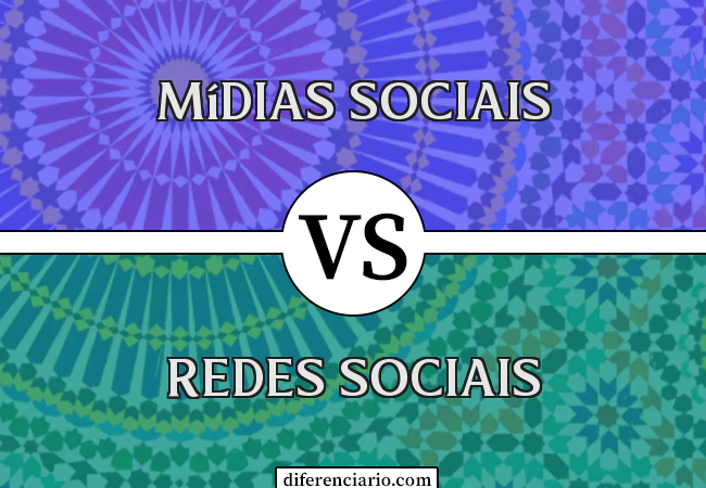 Diferença entre mídias sociais e redes sociais