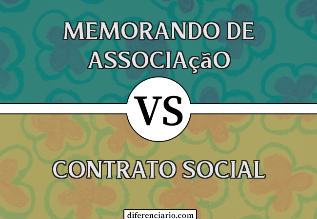Diferença entre Memorando de Associação e Contrato Social