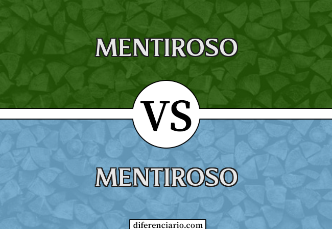 Diferença entre mentiroso e mentiroso