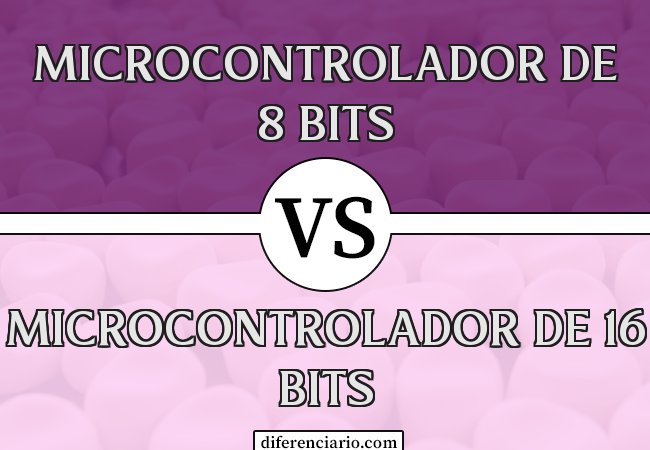 Diferença entre microcontrolador de 8 bits e microcontrolador de 16 bits