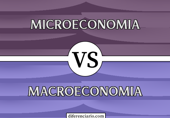 Diferença entre microeconomia e macroeconomia