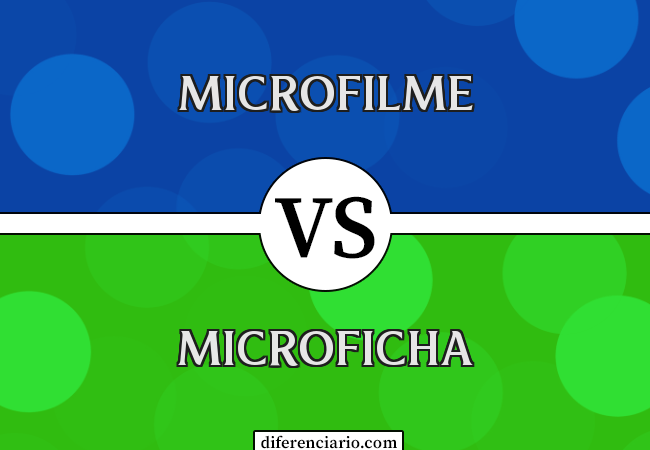Diferença entre microfilme e microficha