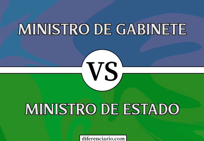 Diferença entre ministro de gabinete e ministro de Estado