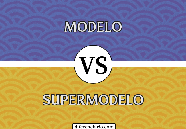 Diferença entre modelo e supermodelo