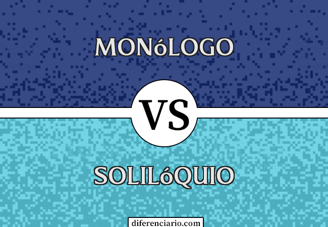 Diferença entre monólogo e solilóquio