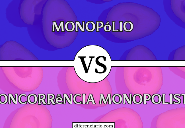 Diferença entre Monopólio e Concorrência Monopolista