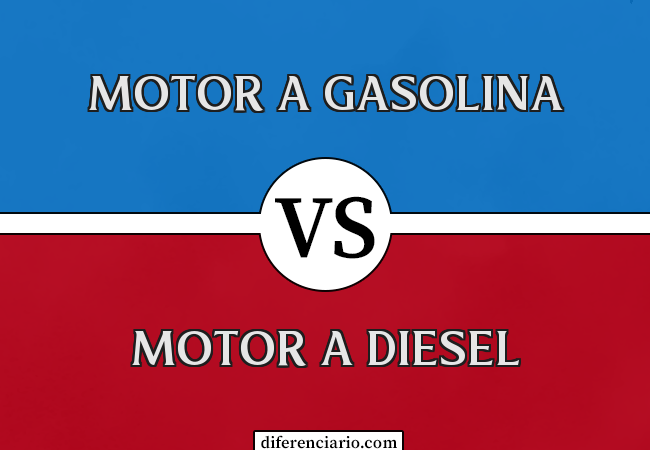 Diferença entre motor a gasolina e motor a diesel
