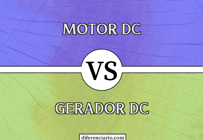Diferença entre Motor DC e Gerador DC