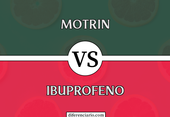 Diferença entre Motrin e Ibuprofeno