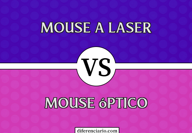 Diferença entre mouse a laser e mouse óptico