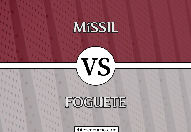 Diferença entre míssil e foguete