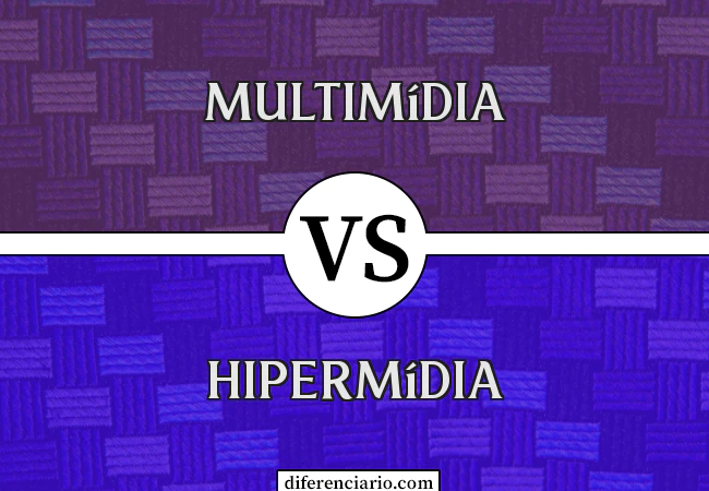 Diferença entre multimídia e hipermídia