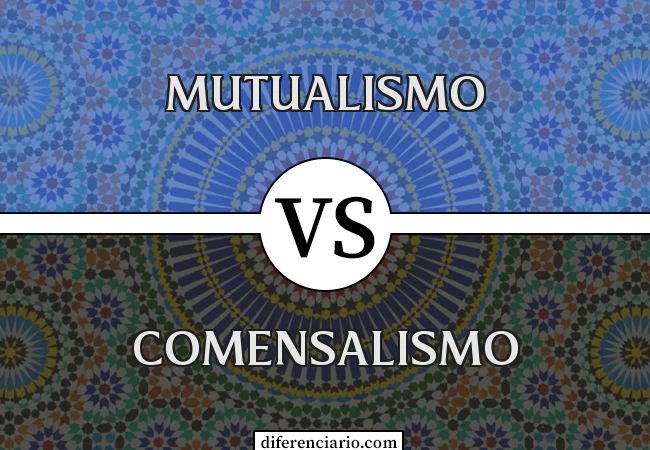 Diferença entre mutualismo e comensalismo